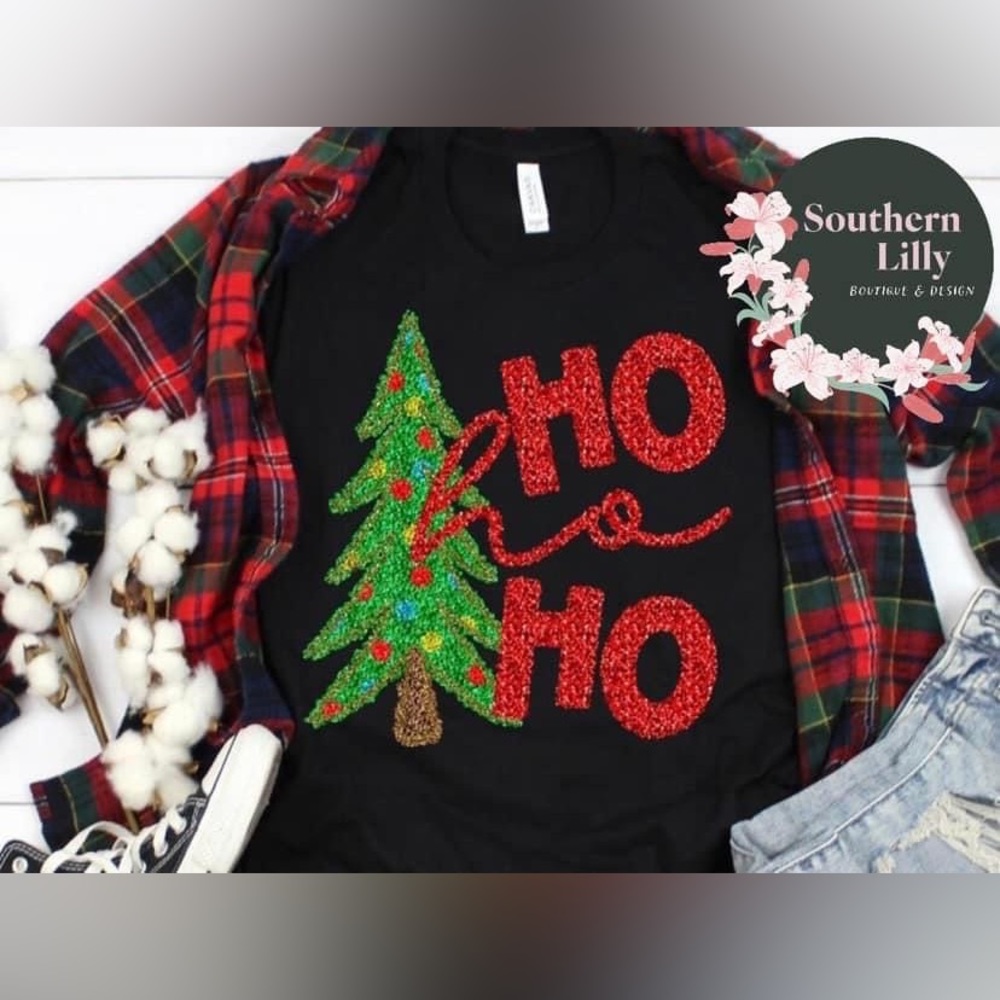 Ho Ho Ho Christmas Comfort Colors Shirt